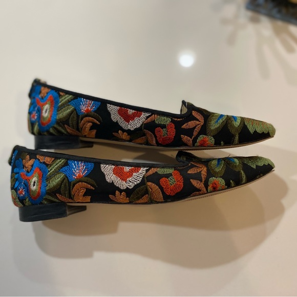 Anne Klein embroidered ballet flats size 6 - Picture 5 of 10